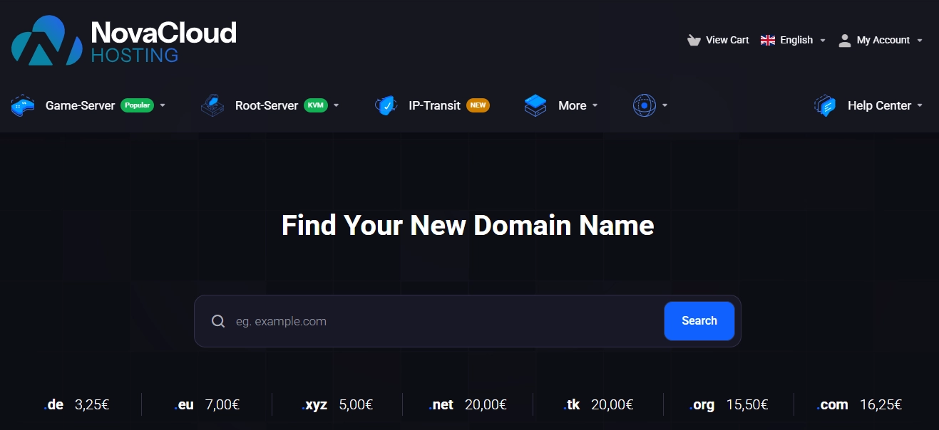 「冬季特惠」NovaCloud 高性能德国 7950X3D VPS 年付€20